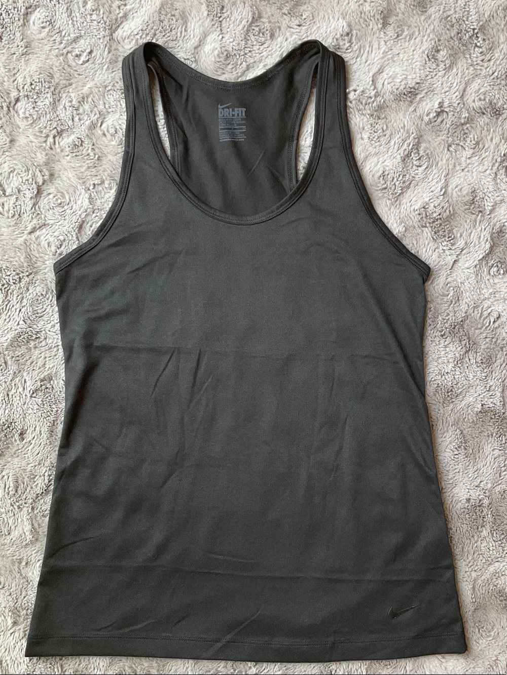Nike Black Dri-FIT Racerback Tank Top